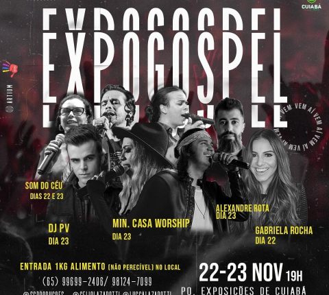 Parque Acrimat em Cuiabá recebe festival gospel neste final de semana